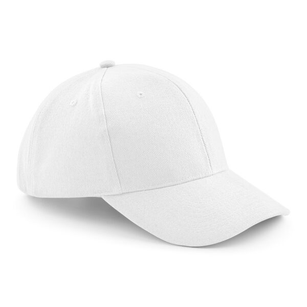 Flammendes Herz Baseball Cap Weiß/Schwarz